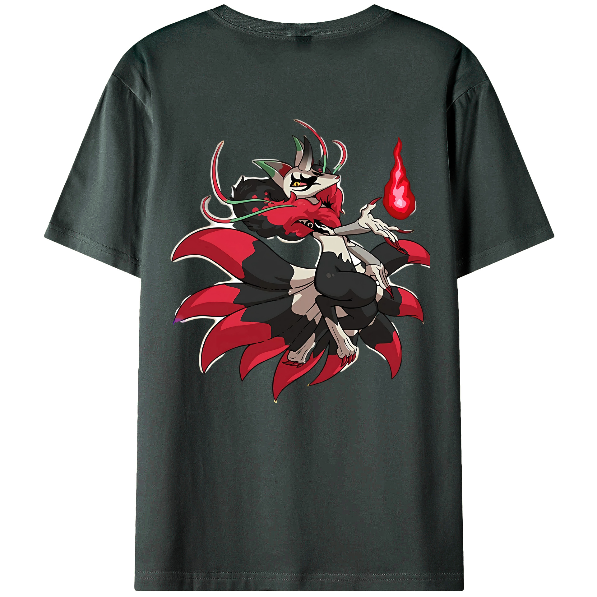 （画像用） 妖怪ウォッチ Yo-kai Watch 綿100％ メンズ半袖Tシャツ（バックプリント） 通気性